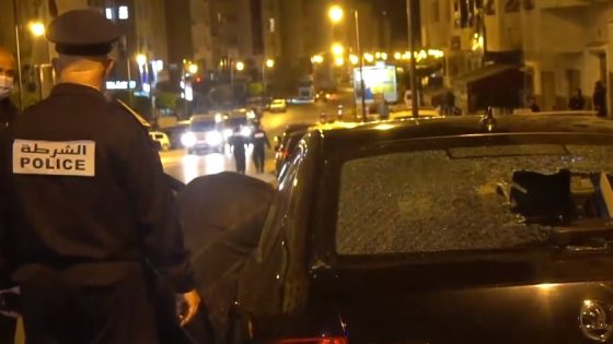 أمن البيضاء يتدخل في حرب الفصائل المشجعة بعد تكسير سيارات بمولاي رشيد