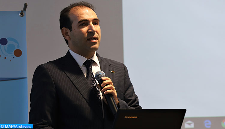 Le médiateur du Royaume du Maroc M. Mohamed Benalilou lors du lancement de la formation des collaborateurs des médiateurs de l’AOM_SF