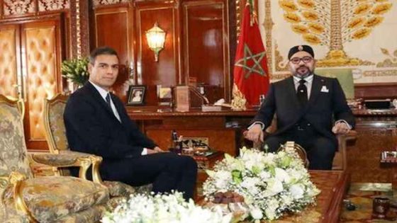 الملك محمد السادس يجري محادثات هاتفية مع رئيس الحكومة الإسبانية بيدرو سانشيز