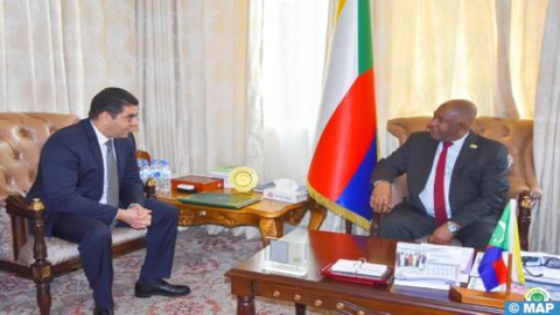 رئيس اتحاد جزر القمر يستقبل الوزير بنسعيد حاملا رسالة خطية من الملك